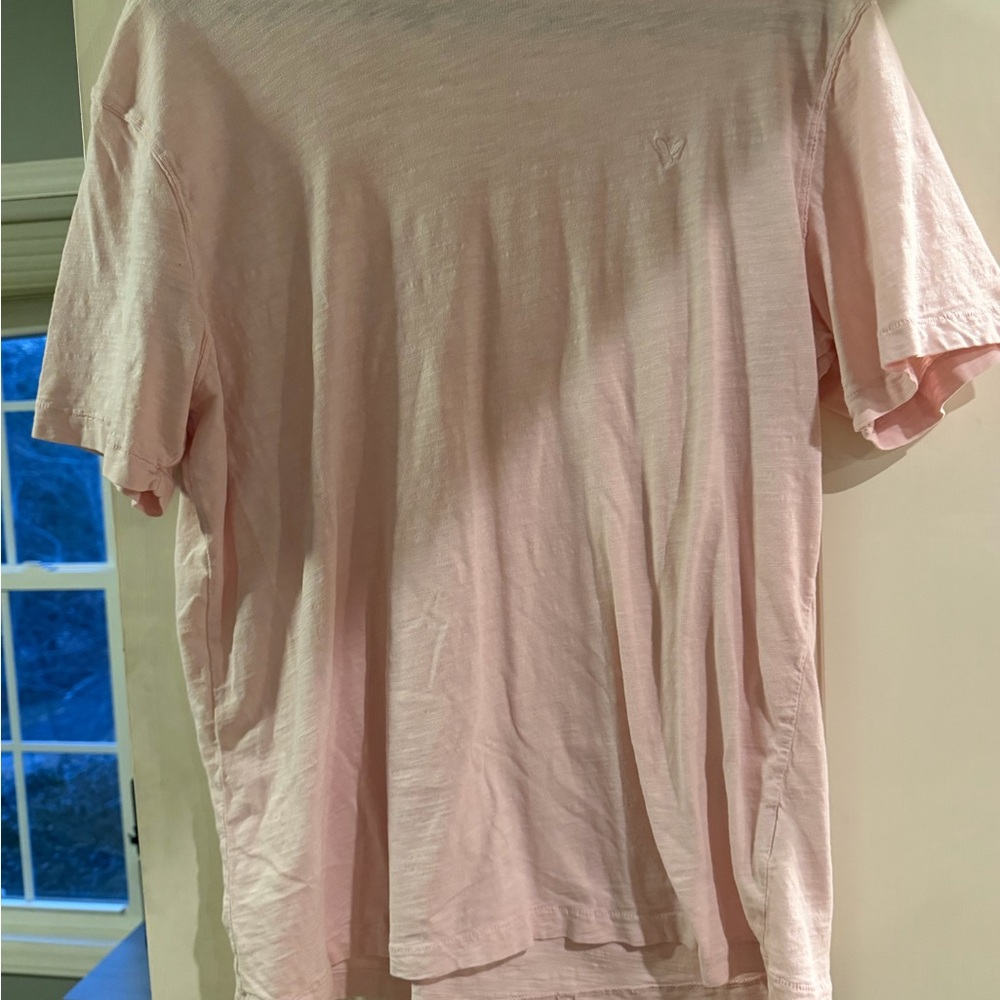 American Eagle Outfitters Soft Pink Short Sleeve Tee